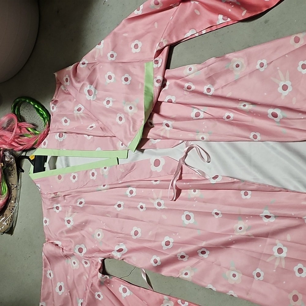 Nwt Demon Slayer Kimono With Matching Wig - Picture 5 of 6